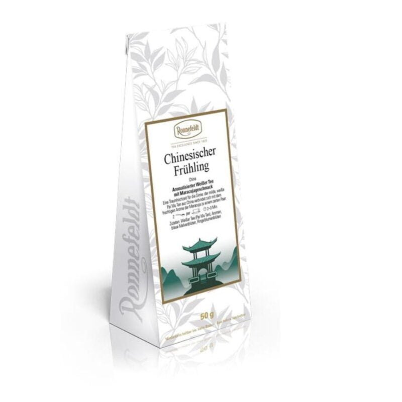Ronnefeldt World Of Tea - Chinese Spring product image: Experience the essence of springtime with Ronnefeldt's Chinese Spring tea. This delightful blend captures the vibrant and rejuvenating spirit of the season.