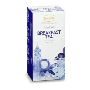 Ronnefeldt World Of Tea - Teavelope® Breakfast Tea: Start your day with the invigorating and robust flavour of Breakfast Tea, a perfect companion for a refreshing morning routine.