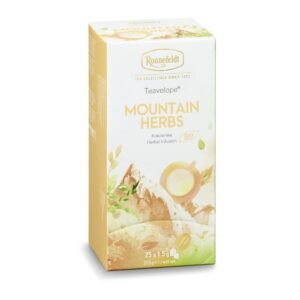 Ronnefeldt World Of Tea - Teavelope® Mountain Herbs: Discover the natural goodness of Mountain Herbs tea, a herbal blend that invigorates and delights.