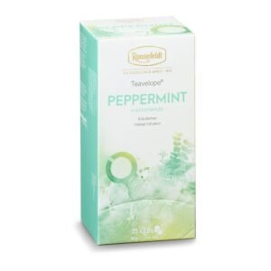 Ronnefeldt World Of Tea - Teavelope® Peppermint: Embrace the invigorating essence of Peppermint tea, a refreshing and revitalizing herbal infusion.