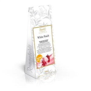 Indulge in the delicate allure of Ronnefeldt White Peach tea. Experience the perfect blend of white tea with the sweetness of ripe peaches.