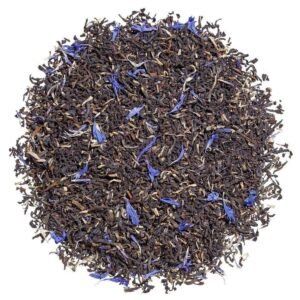 Blue Palace® tea by Ronnefeldt - a premium black tea from Batuwangala Tea Garden, Ceylon, with delicate cornflower blossoms.